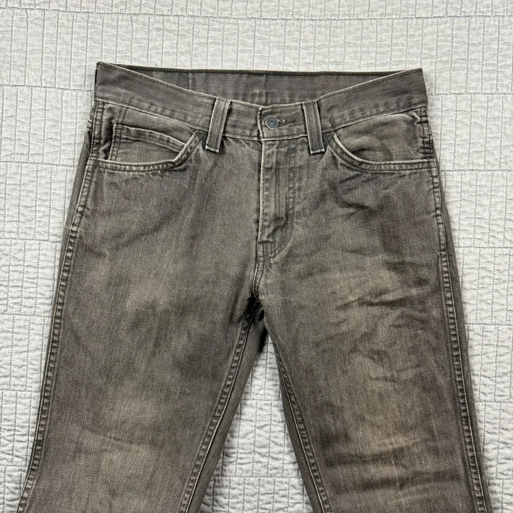 Levis 511 Jeans Men's 30x32‎ (30x30) Brown Faded Slim Fit Stretch Denim Pants